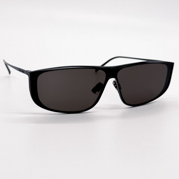 NEW SAINT LAURENT SL605 LUNA 002 SILVER SUNGLASSES SL 605 SHIELD - Picture 5 of 11